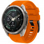 Tech-Protect silikonski pašček za Garmin Fenix 5 / 6 / 6 Pro / 7 / 8 / 8 Pro / E / 9 / 9 Pro 51 mm, Signal Orange