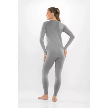 Viking Altis Lady Set ženski komplet merino spodnjega perila, siva, L