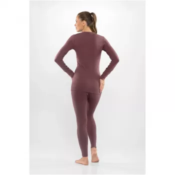 Viking Meriboo Lady Set Merino ženski komplet spodnjega perila, roza, S