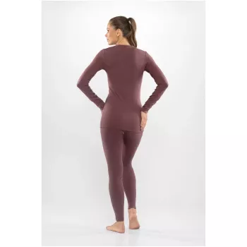 Viking Meriboo Lady Set Merino ženski komplet spodnjega perila, roza, L