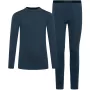 Viking Meriboo Man Set Merino moški komplet spodnjega perila, mornarsko moder, XL