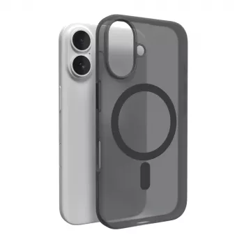 Puro Daylight MagSafe silikonski ovitek za iPhone 16 Plus, črn