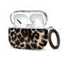 Tech-Protect Lamano ovitek za Apple AirPods Pro 3 s karabinom, Exotic Touch (črno in rjavo)