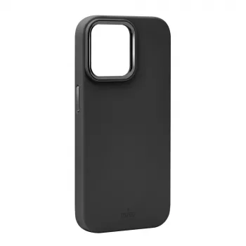 Puro Icon Mag Pro MagSafe silikonski ovitek za Apple iPhone 15 Pro Max, črn