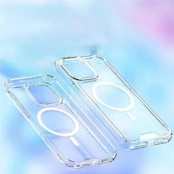 Hurtel Clear Corner Case MagSafe za iPhone 16 Plus, prozoren