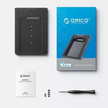 Orico D2SS-6G adapter za disk 2,5 inch na 3,5 inch, SATA III, črn