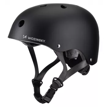Wozinsky lahka čelada za BMX/rolerje, velikost S (48-52 cm), črna