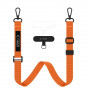 Tech-Protect C6S Rope navzkrižna vrvica za telefon, Cosmic Orange
