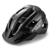 Rockbros LK-67 mladinska kolesarska čelada z odstranljivim vizirjem, 54-58 cm, črna