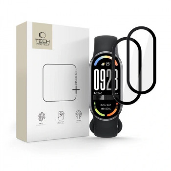 Tech-Protect Glass Flex+ Xiaomi Smart Band 10 / 10 NFC črna (2 kosa)