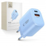Tech-Protect NCA30 omrežni polnilnik USB-A, USB-C PD 30W / QC3.0 Baby Blue