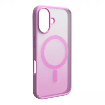 Puro Gradient MagSafe silikonski ovitek za iPhone 16, roza