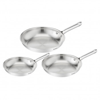 Tefal Duetto On B866S334 komplet ponev, 3 kosi, 20/24/28 cm, nerjavno jeklo