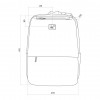 NanoRS RS202 B nahrbtnik za prenosnik 15,6 inch, črn, 41x29x4, vodoodporen