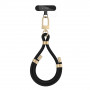 Tech-Protect C4S Rope zapestni jermen, črno-zlat