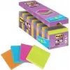 3M Post-it Super Sticky Notes 654SE24P, 76 x 76 mm, 90 listov na blok, 4 barve (paket z ugodnostjo)