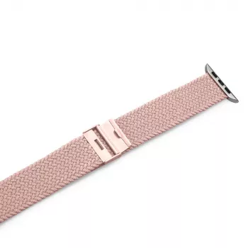 PURO Loop Nylon pašček za Apple Watch 38/40/41 mm, roza