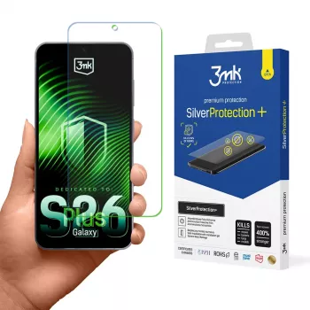 3MK SilverProtection+ protimikrobna zaščitna folija za Samsung Galaxy S26+