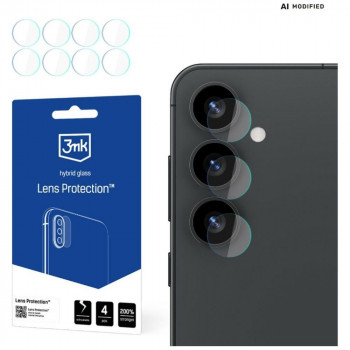 3MK Lens Protection Hybrid Glass zaščita objektiva kamere za Samsung Galaxy S25 (4 kosi)