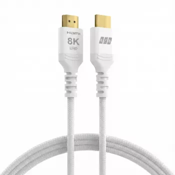 EFB Elektronik HDMI-21-00009 HDMI kabel Ultra High Speed, 8K60Hz, 48 Gbit/s, 0,5 m, bel, združljiv s HDMI 2.1/2.0