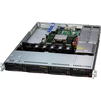 Supermicro SuperServer SYS-512B-WR-G1 WIO 1U rack barebone strežnik, eno podnožje, 32 GB
