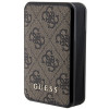 Guess GUPB10DP4GEGW power banka 10000 mAh, 18 W, 4G Leather Metal Logo, rjava