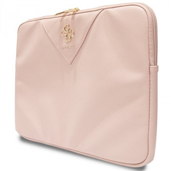 Guess GUCS14ZPGSTEGP zaščitni ovitek za prenosnik, 14 inch, Triangle 4G, roza