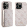 Guess GUBPM5P14L4GEMGP komplet trd ovitek za Apple iPhone 14 Pro + MagSafe powerbank 5000 mAh, 4G Metal Logo, roza