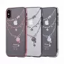 Devia Apple iPhone X Crystal Shell ovitek rdeč