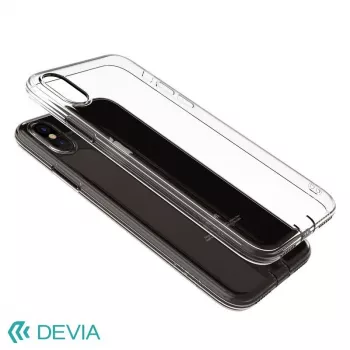 Devia Apple iPhone X zaščitni mehki ovitek prozoren Clear Tea