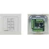 Kramer Electronics RC-208 žična nadzorna plošča z 8 programirljivimi tipkami, RS-232/RS-485/Ethernet, bela