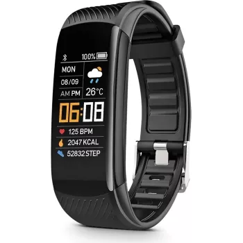 Emporia Fit Basic sledilnik aktivnosti črn - pametna ura (EMP-FIT-BASIC)