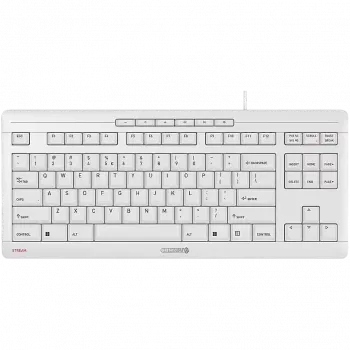 CHERRY STREAM TKL tipkovnica univerzalna USB AZERTY francoska bela