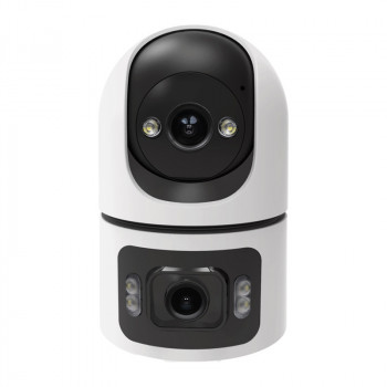 MOES WCM-Q09 dvookularna Wi-Fi notranja kamera z napajanjem USB